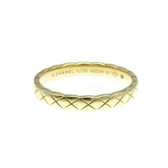 Chanel Coco Crush Mini Ring Fashion No Stone Band Ring Gold - Picture 1 of 9